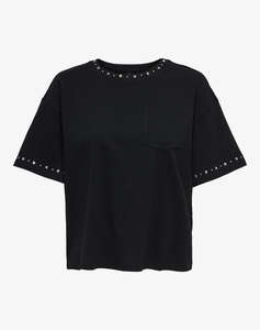 ONLY ONLTERZA S/S O-NECK TOP BOX JRS