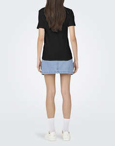ONLY ONLARIANA LIFE S/S O-NECK BOX TOP JRS