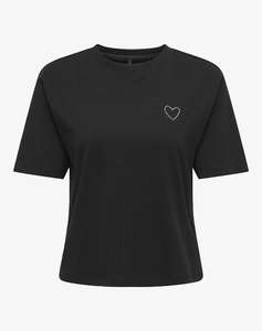 ONLY ONLRHINE S/S BOXY PRINT TOP BOX JRS