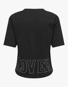 ONLY ONLRHINE S/S BOXY PRINT TOP BOX JRS