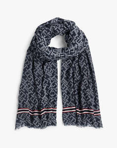 TOMMY HILFIGER TH MONOGRAM CORP SCARF