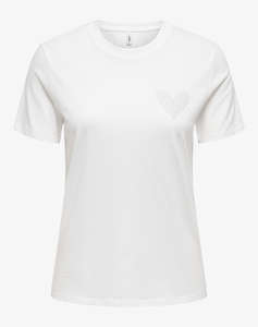 ONLY ONLARIANA LIFE S/S O-NECK BOX TOP JRS