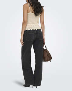 ONLY ONLLISON SL PEPLUM TOP KNT