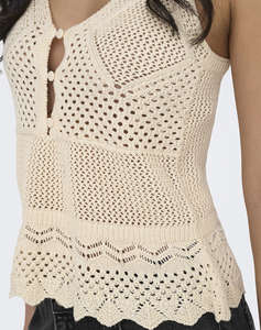 ONLY ONLLISON SL PEPLUM TOP KNT