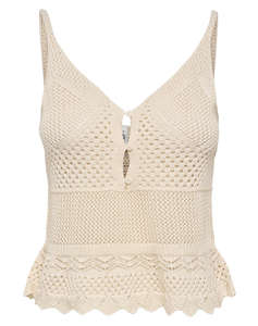 ONLY ONLLISON SL PEPLUM TOP KNT