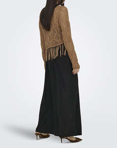 ONLY ONLLEONIE LS STRUCTUR FRING ONECK CC KNT