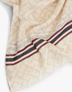TOMMY HILFIGER TH MONOGRAM CORP SCARF
