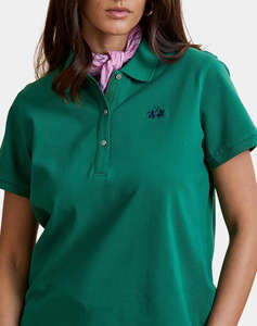 LA MARTINA БЛУЗА POLO KMWOMAN POLO S/S 30/1 COTTON PIQ
