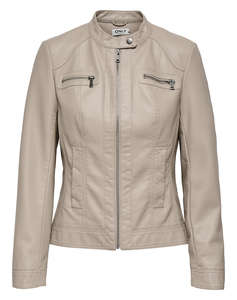 ONLY ONLBANDIT FAUX LEATHER BIKER OTW NOOS