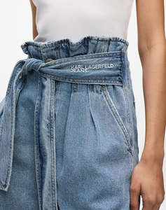 KARL LAGERFELD JEANS KLJ HR DENIM BELT SHORT