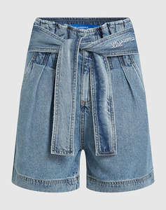 KARL LAGERFELD JEANS KLJ HR DENIM BELT SHORT