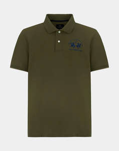 LA MARTINA BLOUSE POLO ΚΜ MAN S/S POLO PIQUET STRETCH
