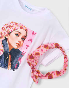 MAYORAL BLOUSE SHORT SLEEVE STRIPS