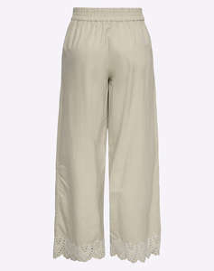 ONLY ONLPAULA TULUM EMB PULL-UP PANT NOOS WVN