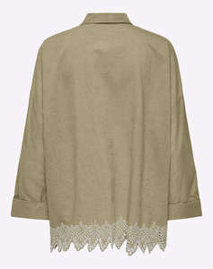 ONLY ONLGRACES TULUM LS EMB SHIRT NOOS WVN