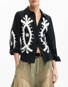 DESIGUAL CAM_FLORA WOMENS SHIRT