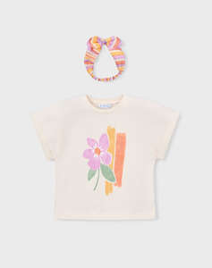 MAYORAL BLOUSE SHORT SLEEVE STRIPS