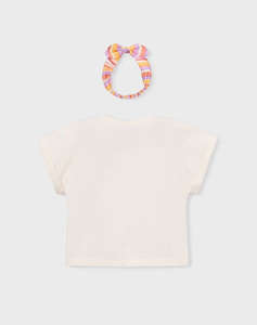 MAYORAL BLOUSE SHORT SLEEVE STRIPS