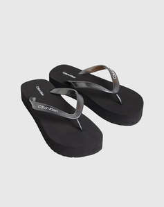CALVIN KLEIN JEANS FLATFORM FLIP FLOP MET TPU
