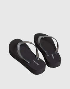 CALVIN KLEIN JEANS FLATFORM FLIP FLOP MET TPU