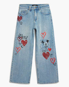DESIGUAL DENIM_HERRY_ WOMENS TROUSERS