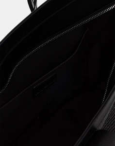 KARL LAGERFELD JEANS KLJ BOX LOGO RAFFIA SHOPPER