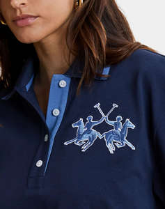 LA MARTINA БЛУЗА ΚΜ WOMAN S/S POLO COTTON PIQUET