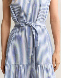 GANT DRESS STRIPE CTN SLEEVELESS DRESS