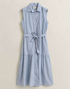 GANT DRESS STRIPE CTN SLEEVELESS DRESS