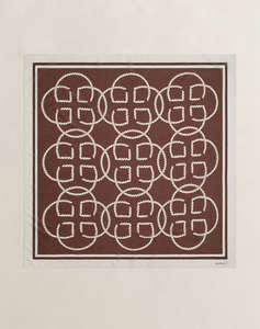 GANT MONOGRAM PRINT SARONG