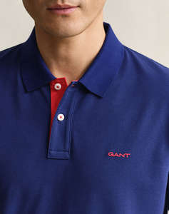 GANT BLOUSE ΚΜ REG CONTRAST PIQUE SS POLO