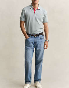 GANT BLOUSE ΚΜ REG CONTRAST PIQUE SS POLO