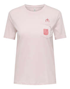 ONLY ONLPOLLY REG S/S POCKET TOP BOX JRS