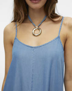 VERO MODA VMHARPER SL STRAP MAXI TENCEL DRESS GA