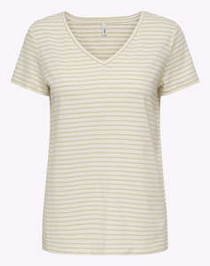 ONLY ONLFLAME S/S V-NECK TOP JRS