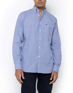 THE BOSTONIANS SHIRT CHESTER REGULAR FIT MiniCheck POPLIN Button-down Regular Fit