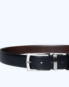 THE BOSTONIANS LEATHER BELT FORMAL REVERSIBLE