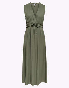 ONLY ONLGOA SL LINEN BL LONG DRESS CC PNT