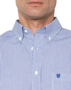 THE BOSTONIANS РИЗА ACORN REGULAR FIT Stripe POPLIN Button-down Regular Fit