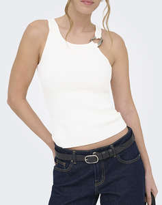 ONLY ONLMEDDI SL RIB TANK TOP KNT