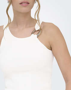ONLY ONLMEDDI SL RIB TANK TOP KNT