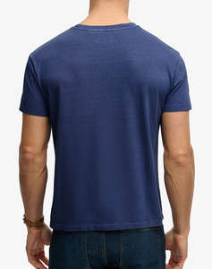 SUPERDRY D1 COTTON CLASSIC LINEN PKT TEE MENS BLOUSE