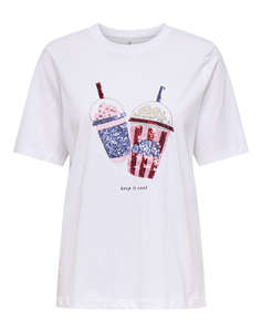 ONLY ONLBURST S/S POPCORN TOP BOX JRS