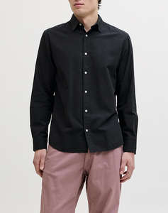 JACK&JONES JJEBREEZE LINEN BLEND SHIRT L/S SN