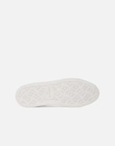 PINKO SHOES IRIS 01 - SNEAKER CALF LEATHER MILK/PLATINUM