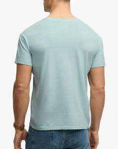 SUPERDRY D1 COTTON CLASSIC LINEN PKT TEE MENS BLOUSE