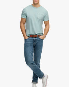 SUPERDRY D1 COTTON CLASSIC LINEN PKT TEE MENS BLOUSE