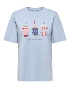 ONLY ONLBURST S/S POPCORN TOP BOX JRS