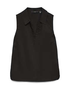 VERO MODA VMHARPER SL COLLAR SHORT TENCEL TOP GA