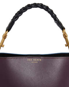 TED BAKER WYNOLA Woven Handle Colourblock Small Bag
